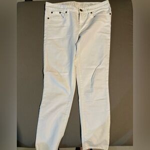 J Crew toothpick size 29 ankle. White.